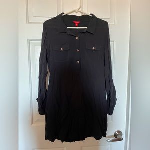 Guess black shirt dress